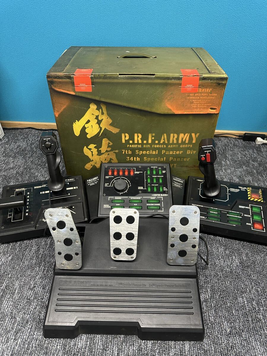 XBOX 鉄騎 専用コントローラー ソフト欠品 動作未確認 CAPCOM カプコン P.R.F.ARMY拍卖