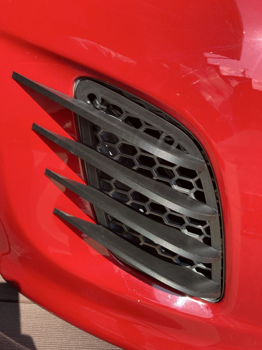 アバルト500フロントバンパーダクトフィン カナード シリーズ1〜3拍卖