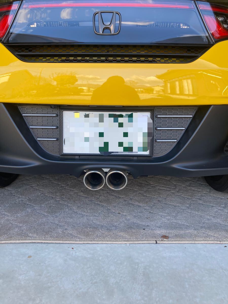 ホンダ S660 リアバンパー ダミーダクト フィン ホワイトライン拍卖