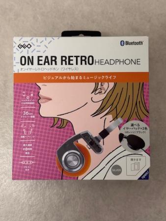 【大黒屋】株式会社ゲオ(GEO) オンイヤーレトロヘッドフォン GRFD-ORH H1 SV 未使用拍卖