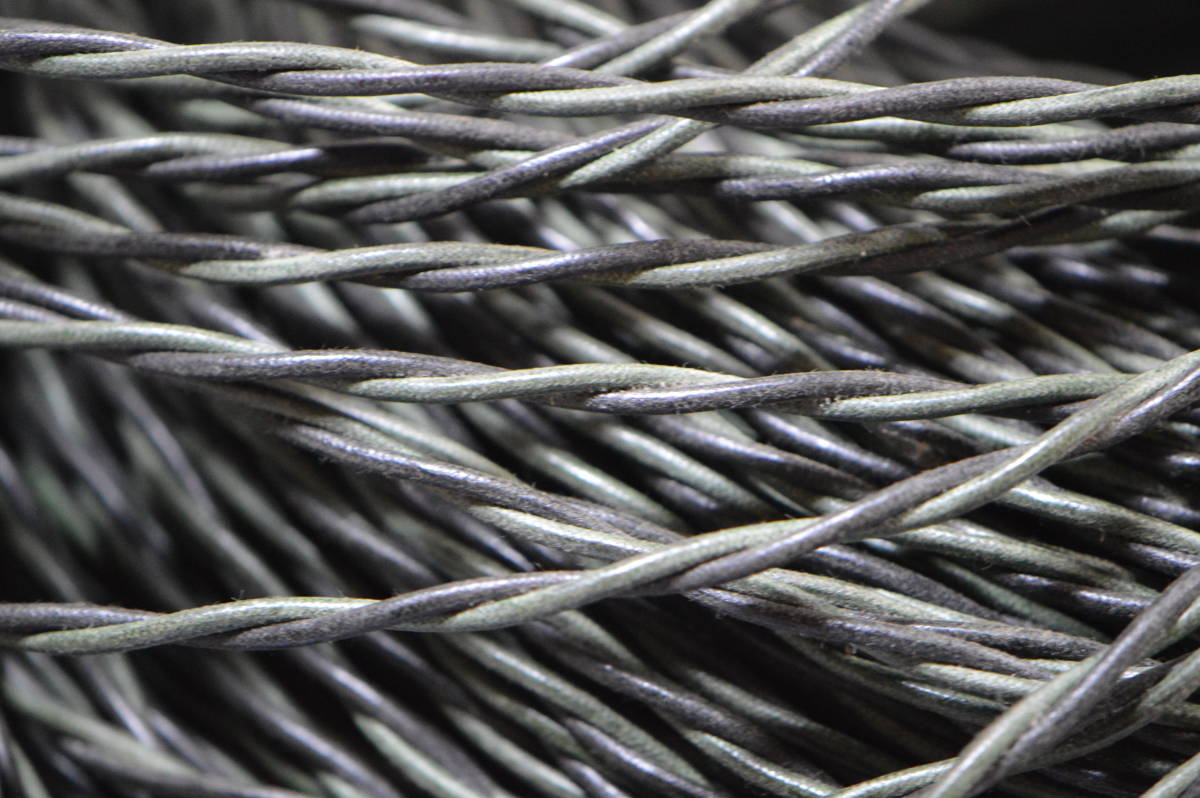 人気上昇中!☆☆☆激安!激レア・50’s東ドイツ製16GA~17GA Twin WAX 撚線10 M/6500円☆☆☆拍卖