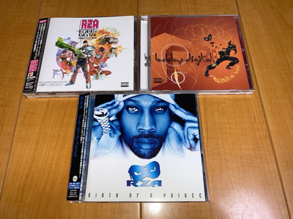 【中古CD】RZA アルバム3枚セット / As Bobby Digital In Stereo / Digital Bullet / Birth Of A Prince / Wu-Tang Clan /ウータン・クラン拍卖