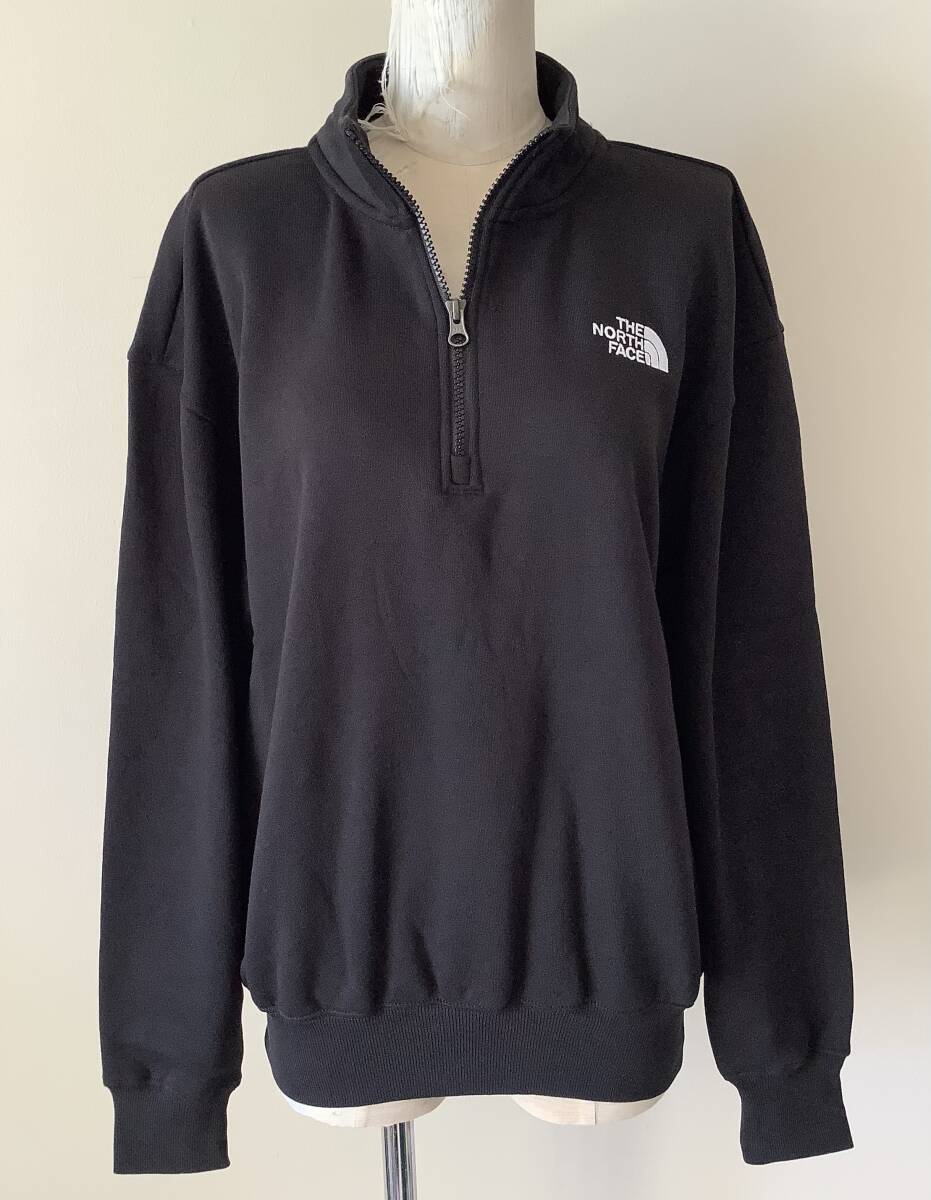 セール☆THE NORTH FACEノースフェイス新品XS♪BLACKハーフジップモックネックセーター拍卖
