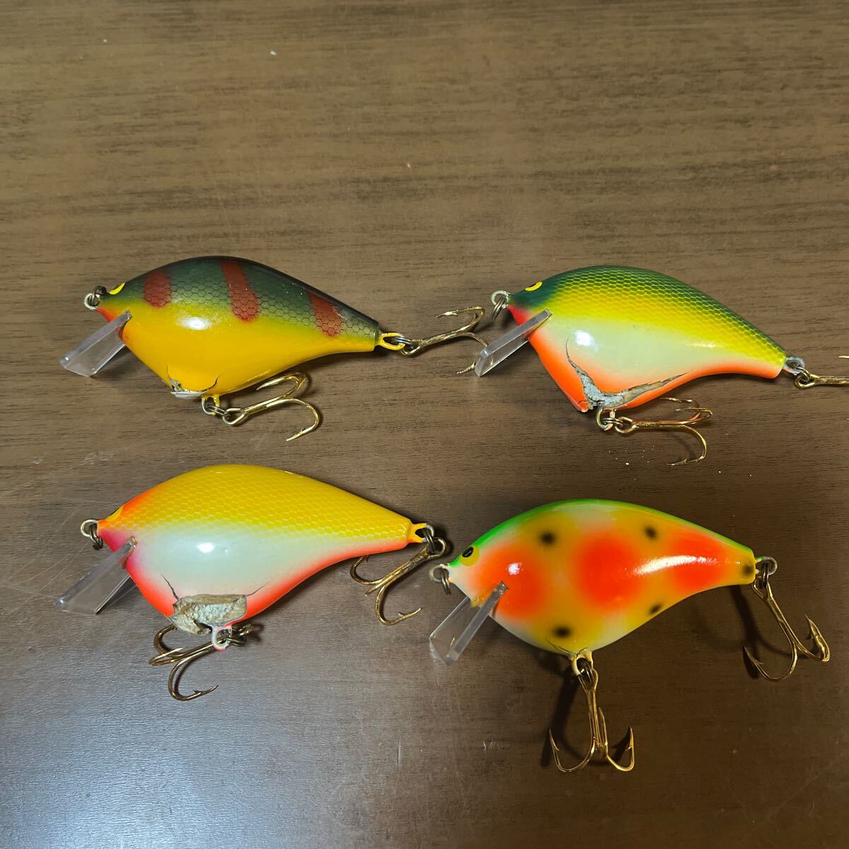 バルサ50 BALSA50 クランクベイト ジュニア 西岡サイン 4個セット ジャンク オールドルアー 未使用品拍卖