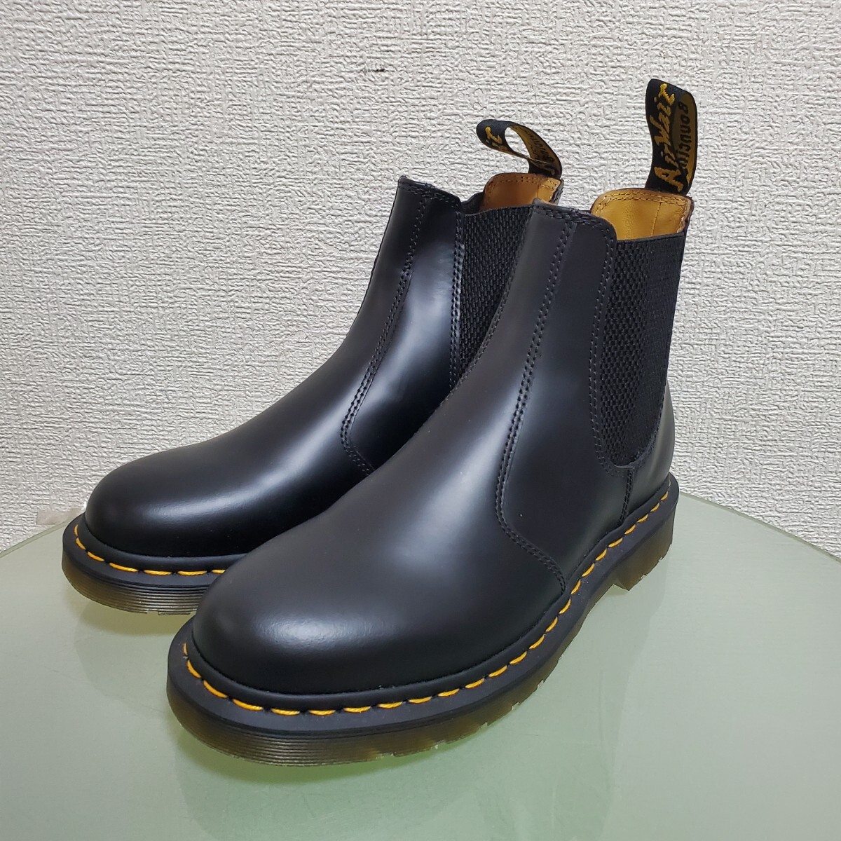 Dr.Martens ドクターマーチン レザーブーツ サイドゴアブーツ UK6 US7 EU39 ブラック 約24㎝ 新品 未使用 自宅保管品 激カワ拍卖