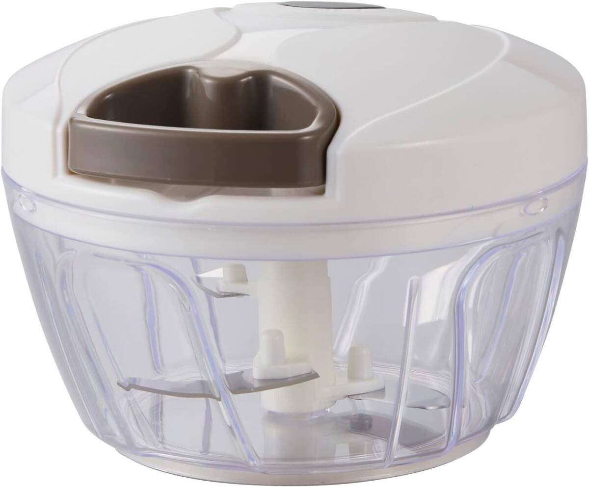 竹原製缶(TAKECAN) みじん切り器 簡単みじん切りチョッパー Mサイズ 直径12.5×高さ9cm コンパクト 紐を引くだけ簡単 容量450ml 3枚刃 A-94拍卖