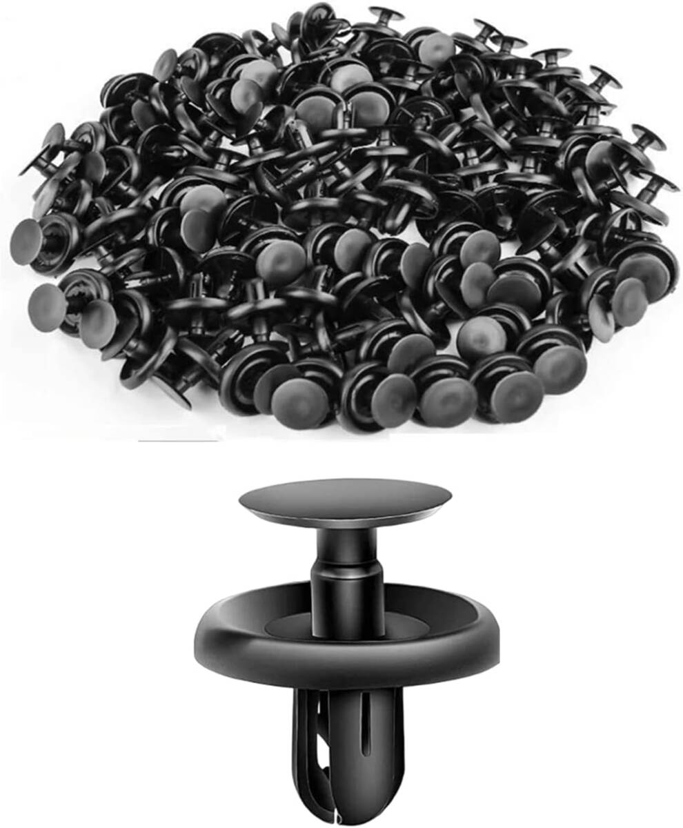 リベット クリップ ファスナー 100個 7mm穴径 リベット 自動車用 トヨタ レクサス対応 バンパー フェンダー クリップ ファスナー拍卖