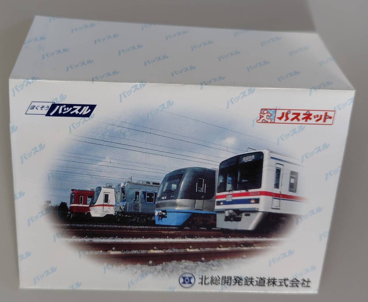 【2004年に北総開発鉄道→北総鉄道に改称】北総開発鉄道パスネット(ほくそうパッスルカード)用 紙製カード入れ拍卖