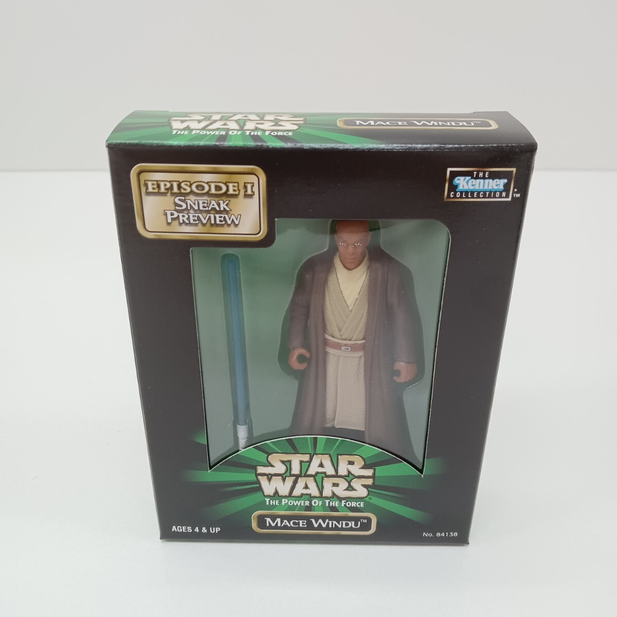 408 未開封 STAR WARS スターウォーズ THE POWER OF THE FORCE EPISODE Ⅰ SNEAK PREVIEW MACE WINDU メイスウィンドゥ フィギュア 保管品拍卖