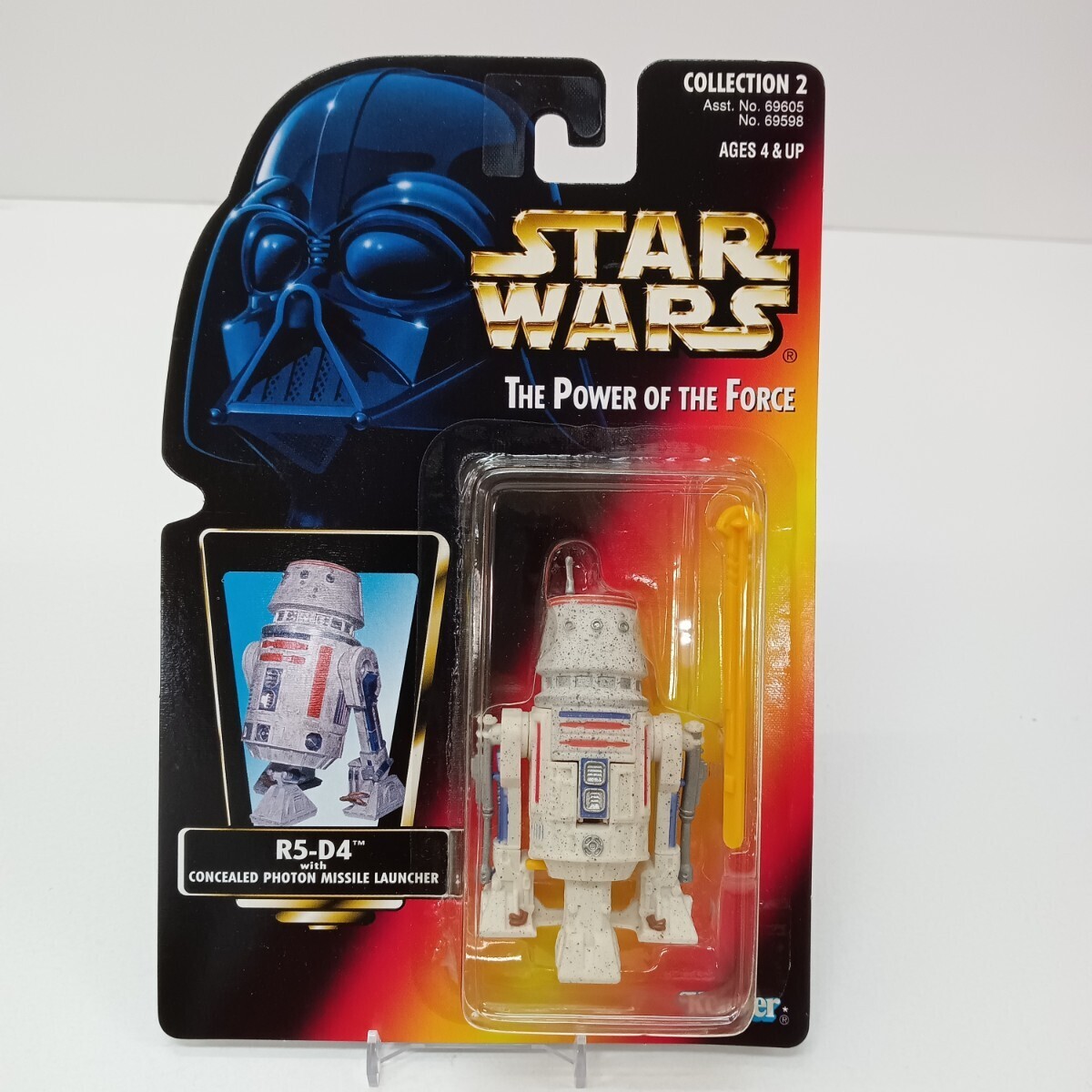N249 未開封 STAR WARS スターウォーズ THE POWER OF THE FORCE R5-D4 CONCEALED PHOTON MISSILE LAUNCHER フィギュア 保管品拍卖