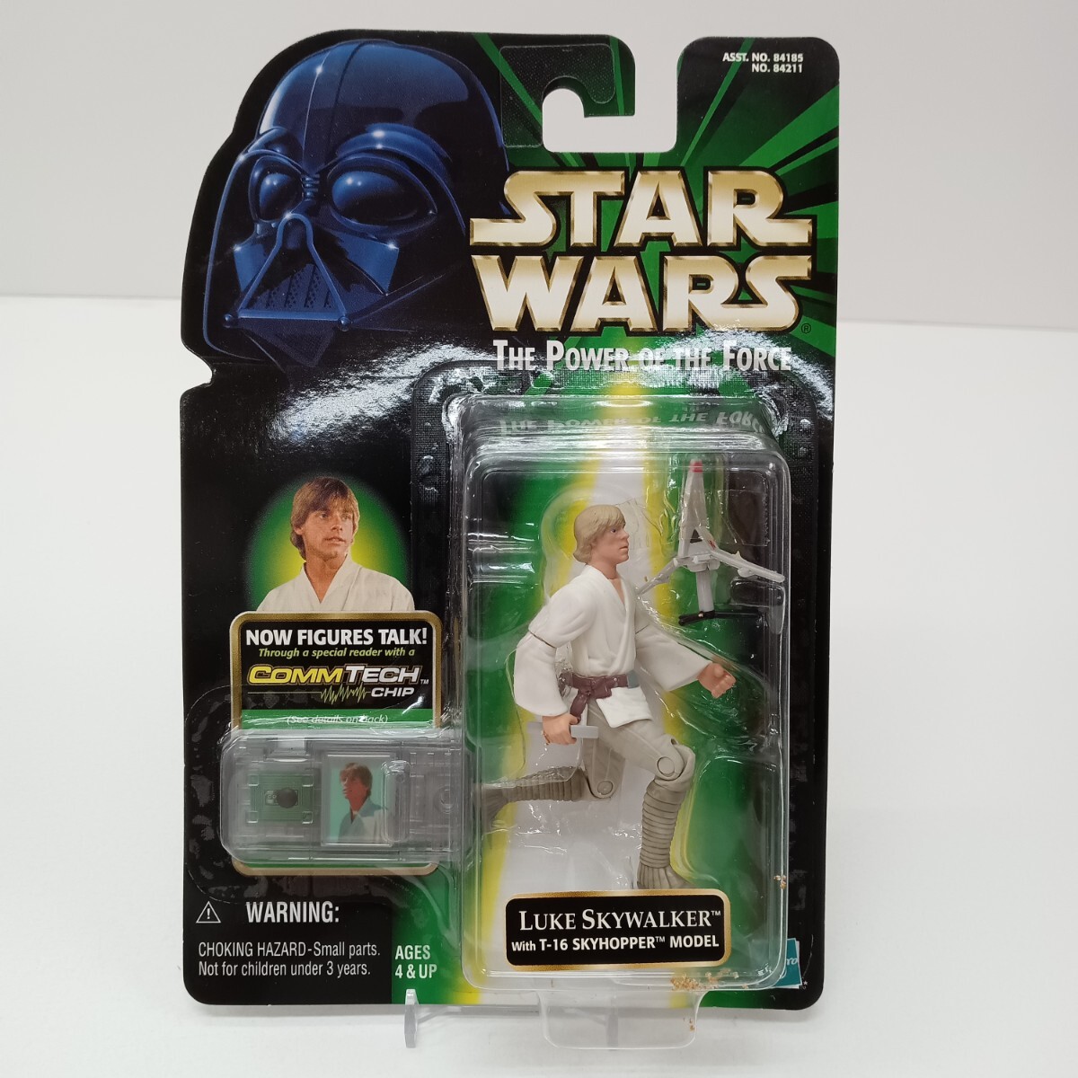 N254 未開封 STAR WARS スターウォーズ THE POWER OF THE FORCE COMM TECH コムテック LUKE SKYWALKER ルーク フィギュア 保管品拍卖