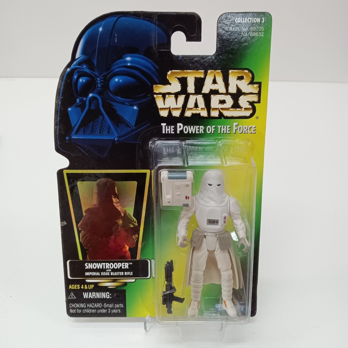 N35 未開封 STAR WARS スターウォーズ THE POWER OF THE FORCE SNOWTROOPER スノートルーパー フィギュア 保管品拍卖