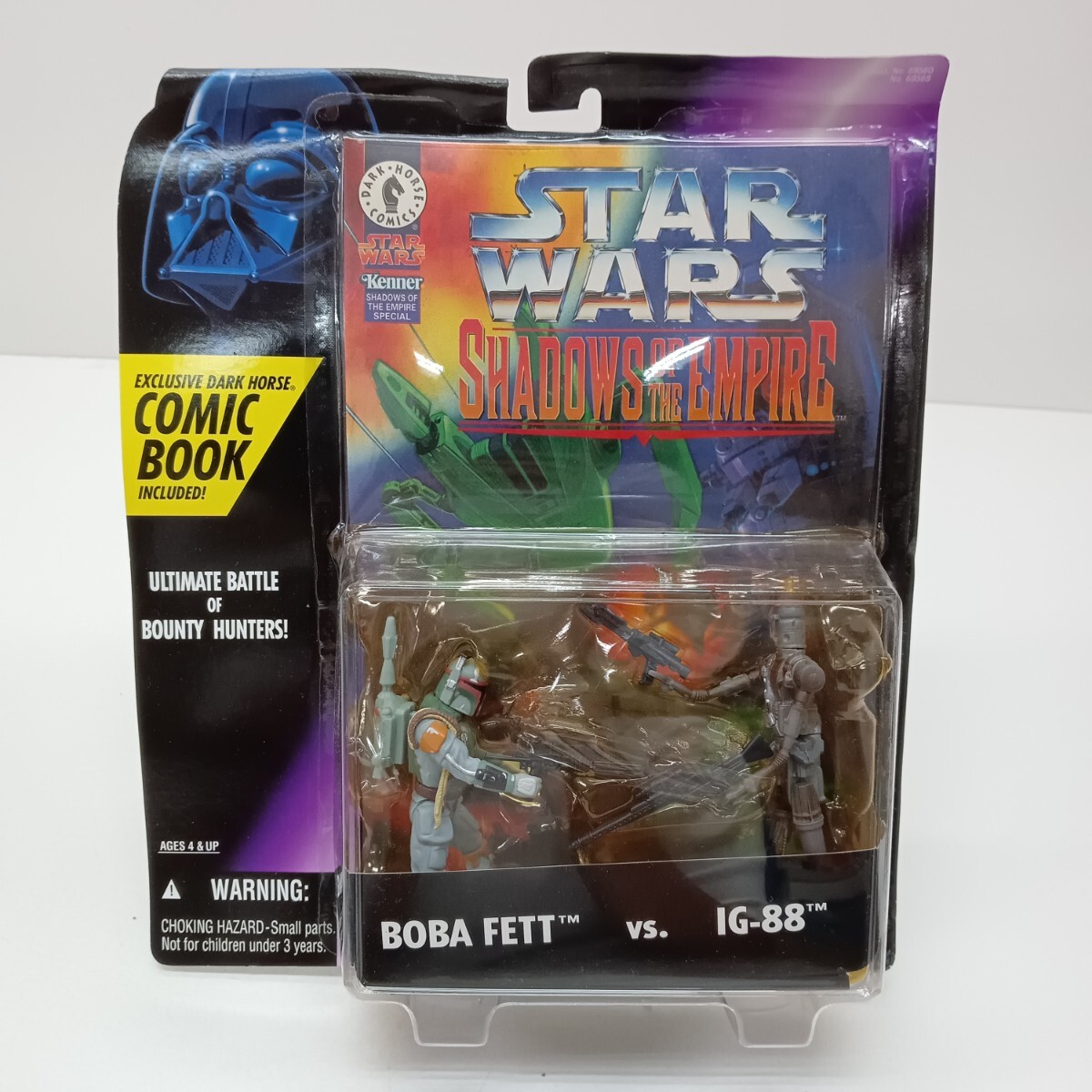 N47 未開封 STAR WARS スターウォーズ SHADOWS OF THE EMPIRE BOBA FETT VS IG-88 フィギュア 保管品拍卖