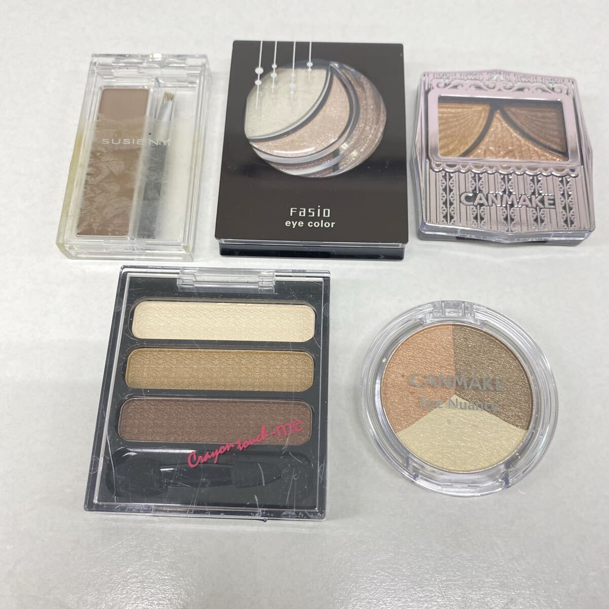 729 CANMAKE SUSIEN.Y. Fasio 化粧品 コスメ アイシャドウ アイブロウ アイカラー ブラウン系 パール系 5個セット まとめて拍卖