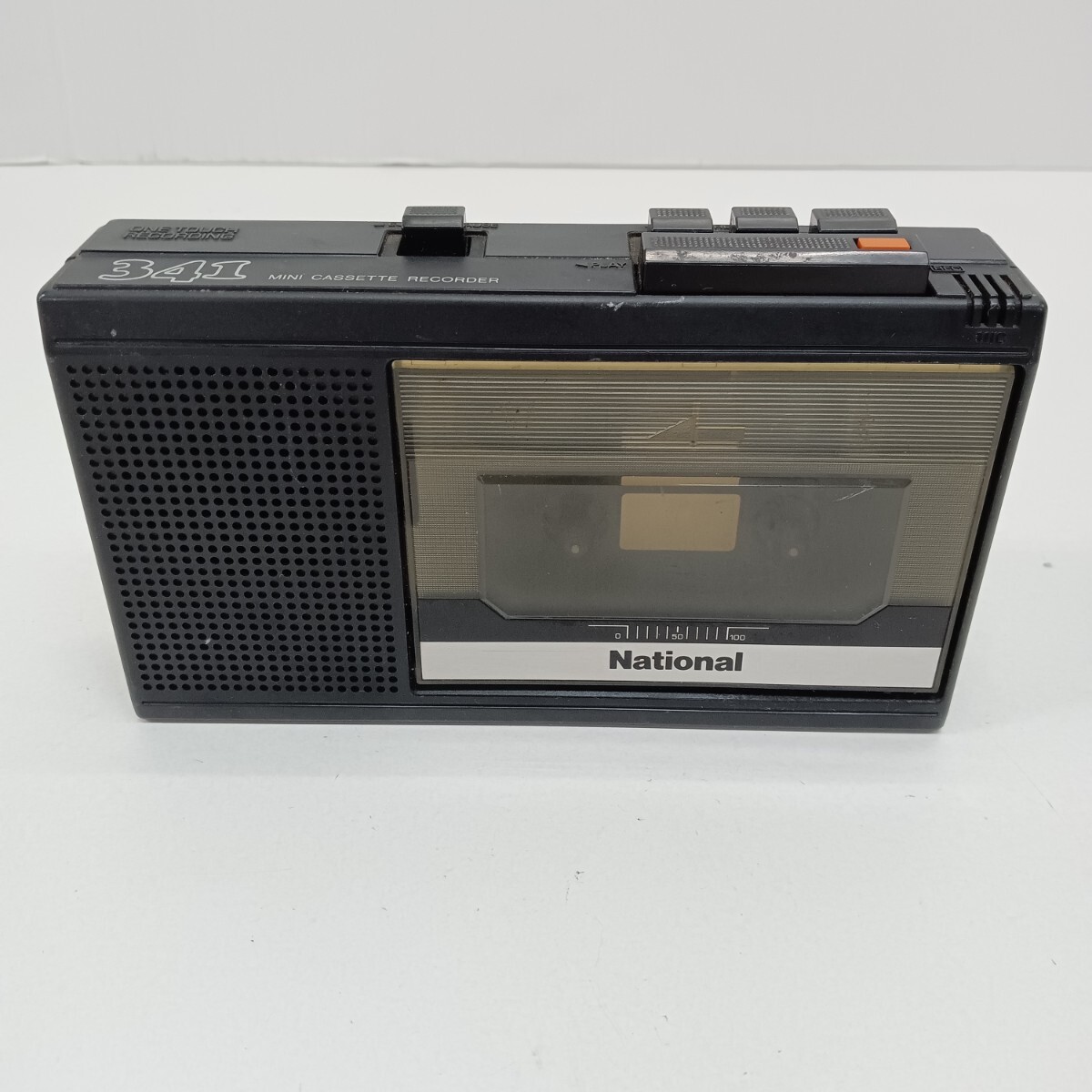 261 National ナショナル ミニカセットレコーダー RQ-341 カセットレコーダー オーディオ機器 昭和レトロ 通電確認済 現状品拍卖