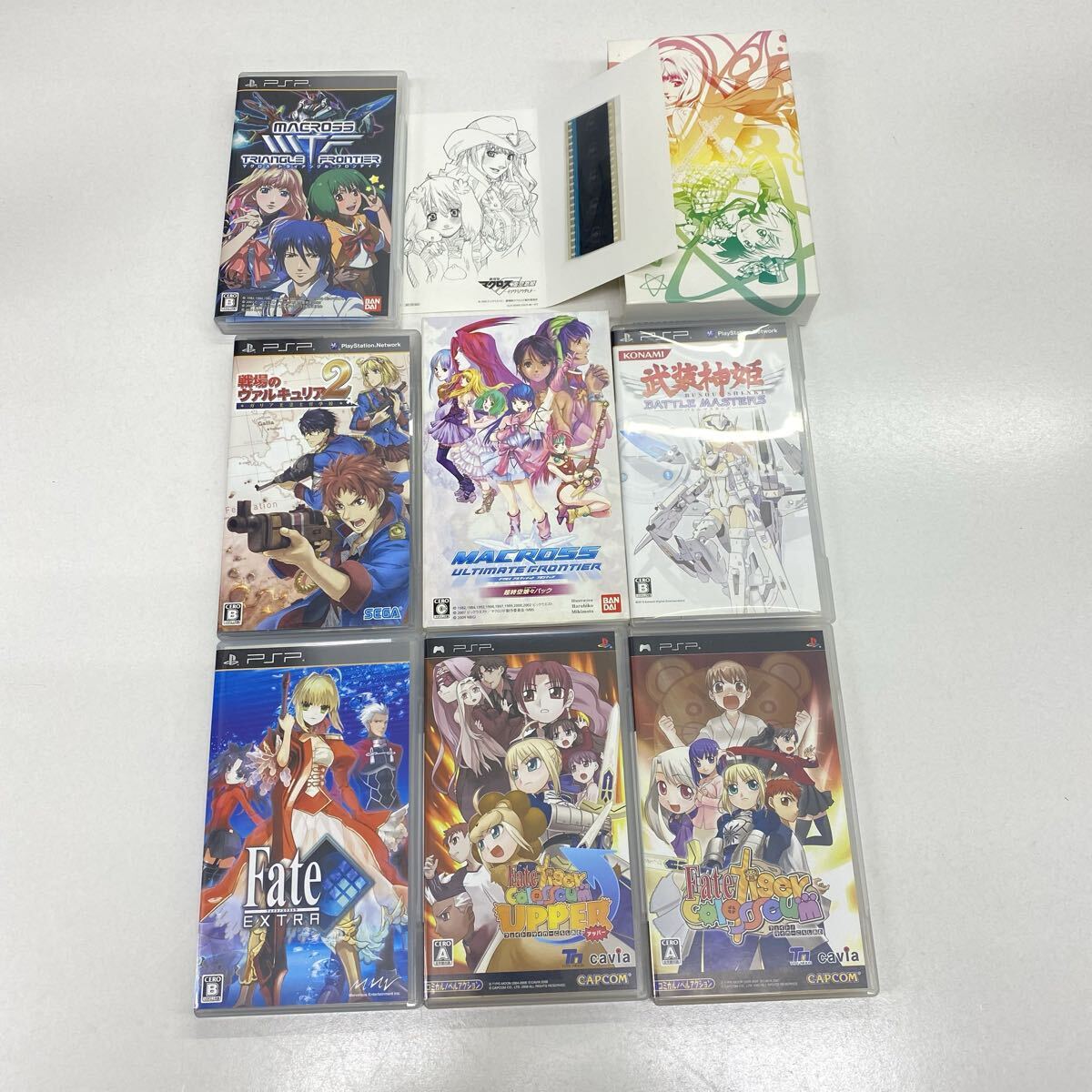 946 PSP ソフト Fate エクストラ/タイガーコロシアム 戦場のヴァルキュリア2 マクロス 武装神姫 ゲームソフト PSPソフト ゲーム拍卖