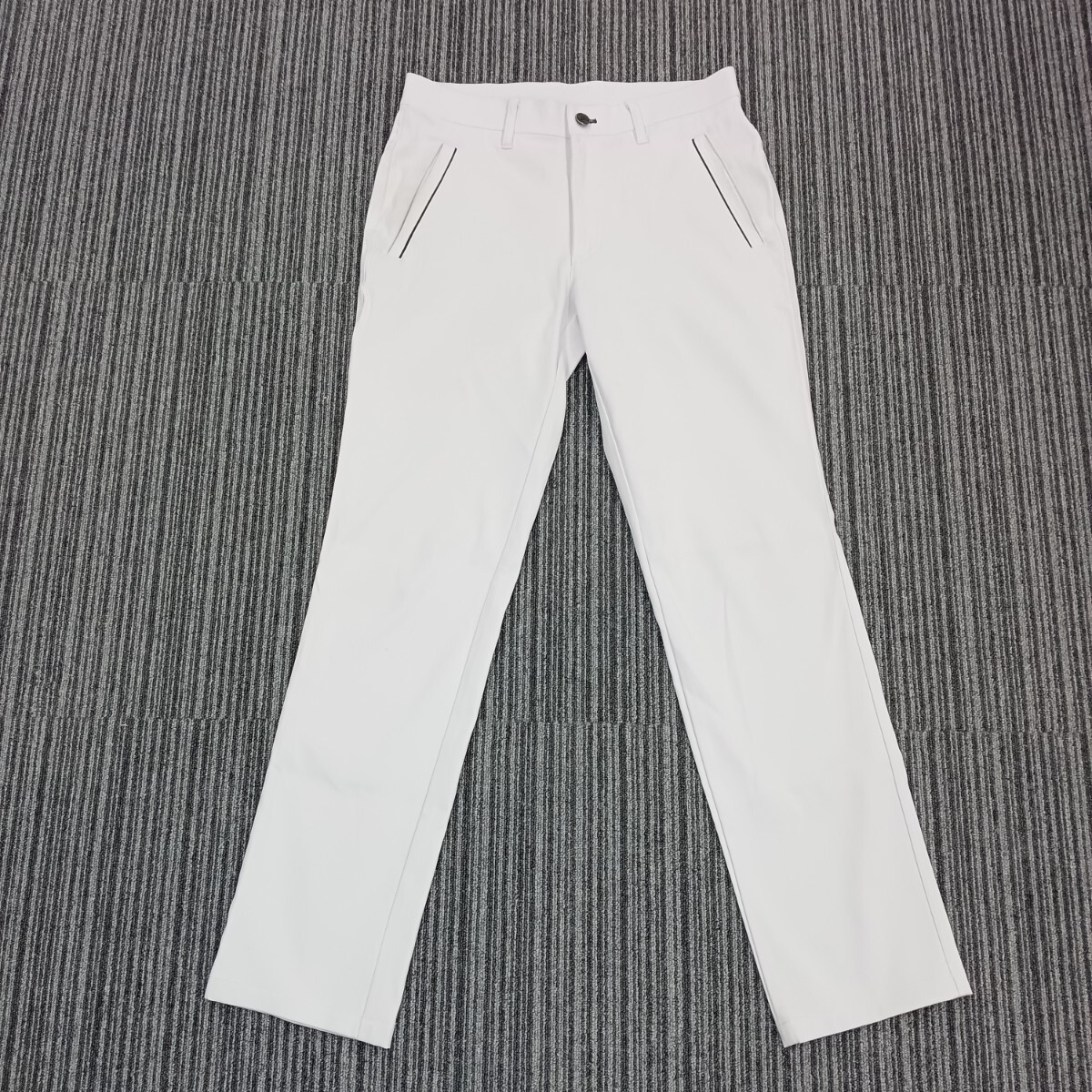H49 le coq sportif ゴルフェア スポーツウェア ホワイト パンツ スラックス メンズ W82 GOLF ウエア ゴルフパンツ拍卖