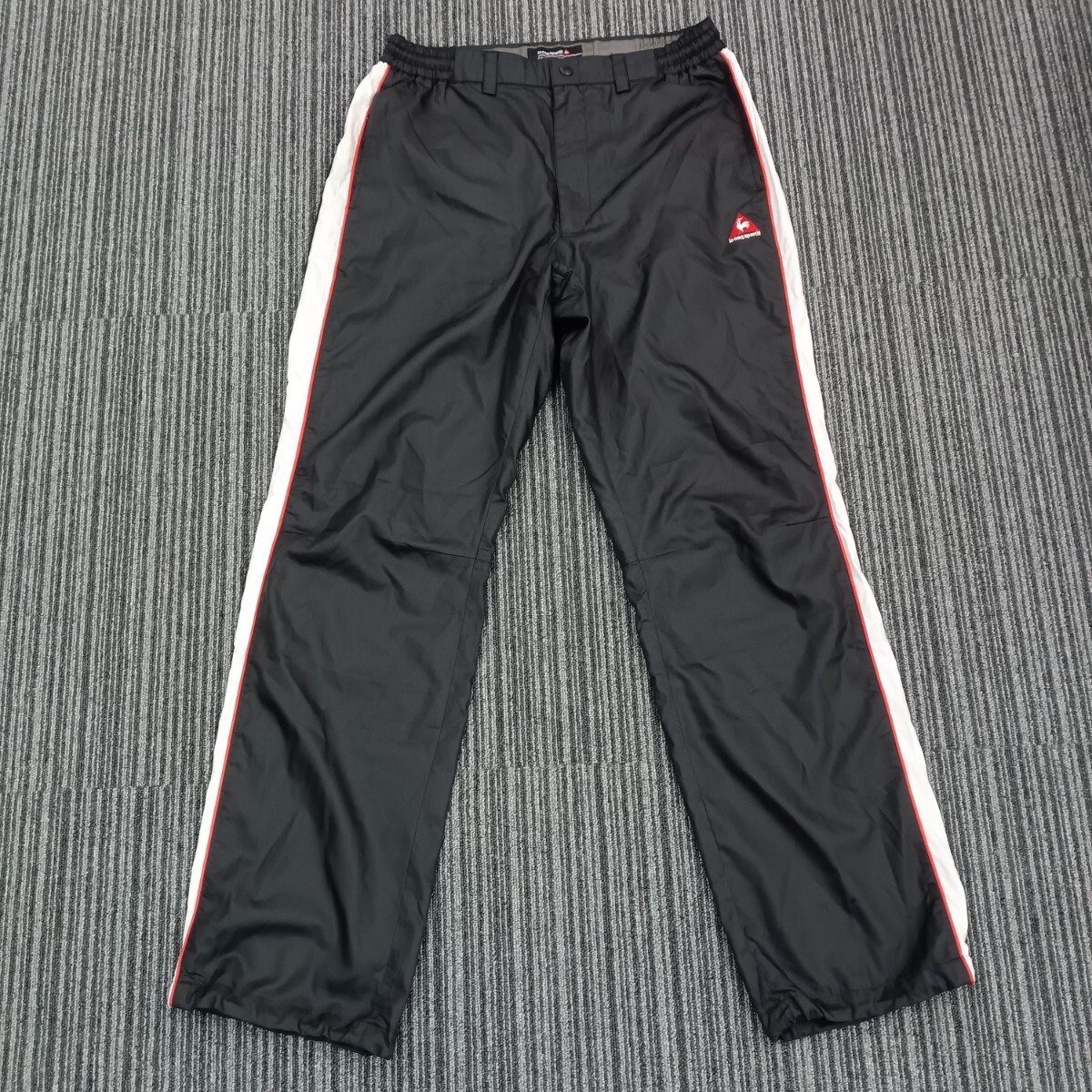 H52 le coq sportif ゴルフェア スポーツウェア ブラック 黒 パンツ スラックス メンズ L GOLF ウエア ゴルフパンツ拍卖