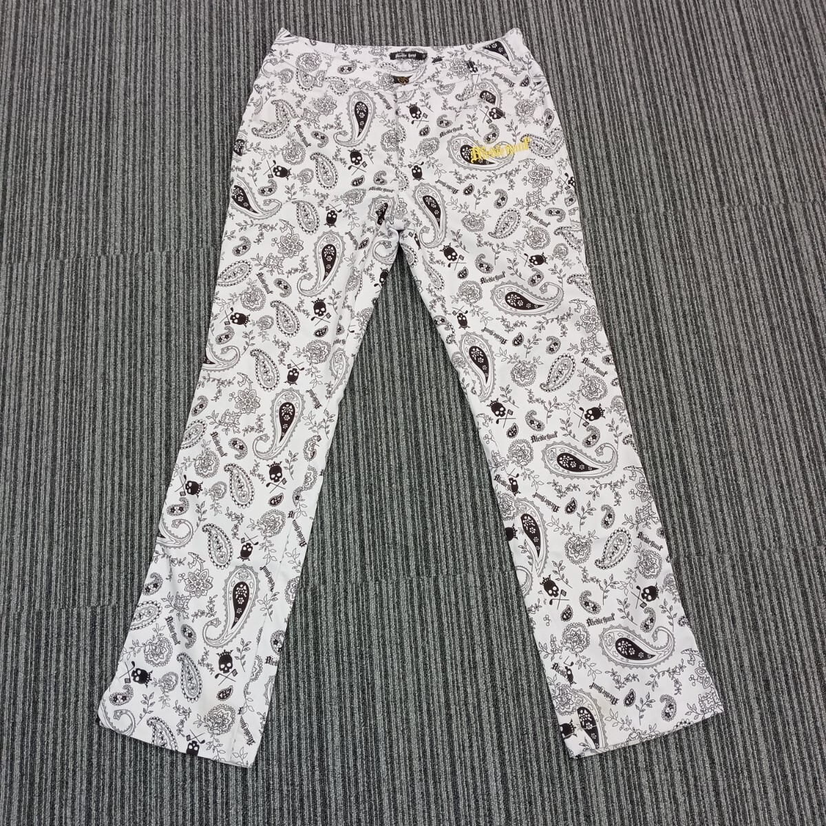 H56 BirdieHunt パディーハント ゴルフェア スポーツウェア 総柄 パンツ スラックス メンズ JPN32 L GOLF ウエア ゴルフパンツ拍卖