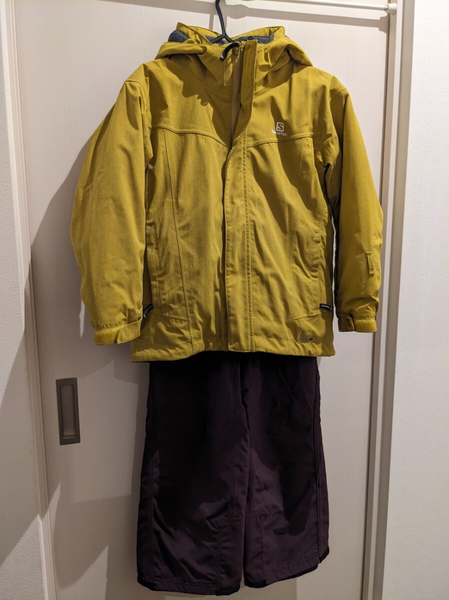 Salomon サロモン 中古 スキーウェア 130サイズ 中古 ジュニア拍卖
