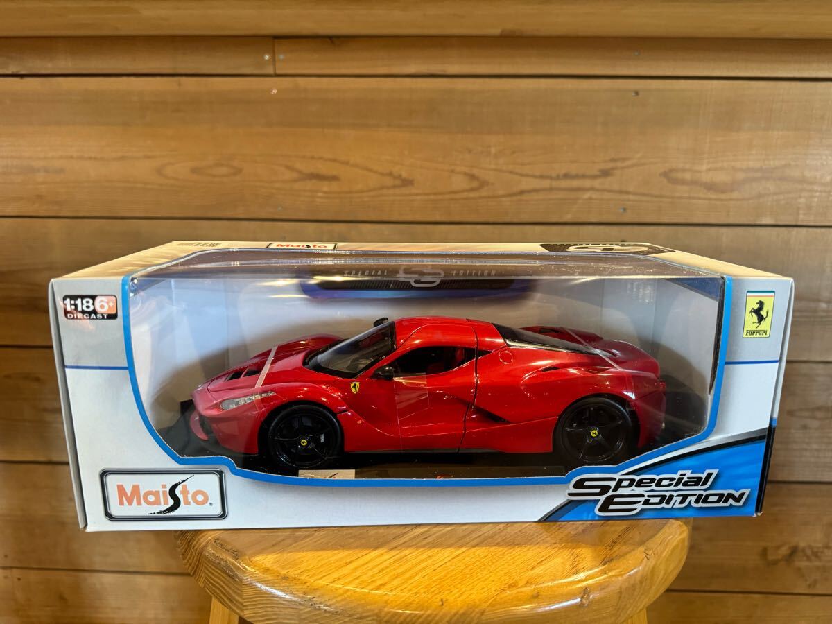 新品未開封 マイスト  Ferrari ラ・フェラーリ 1:18拍卖