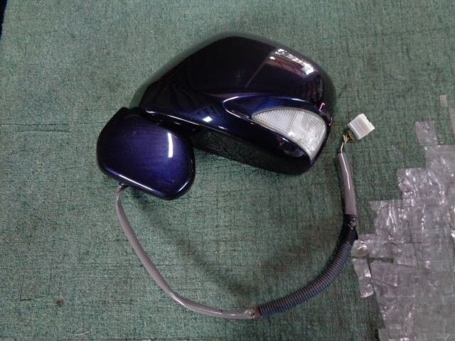 2kurudepa H22年 ゼスト CBA-JE2 左 ドア ミラー サイド 76250-SYC-N01ZF パープル PB83P 8927拍卖