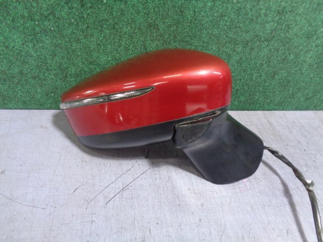 2kurudepa H27年 ノート DBA-E12 右 ドア ミラー サイド 白パール QAB 9097拍卖