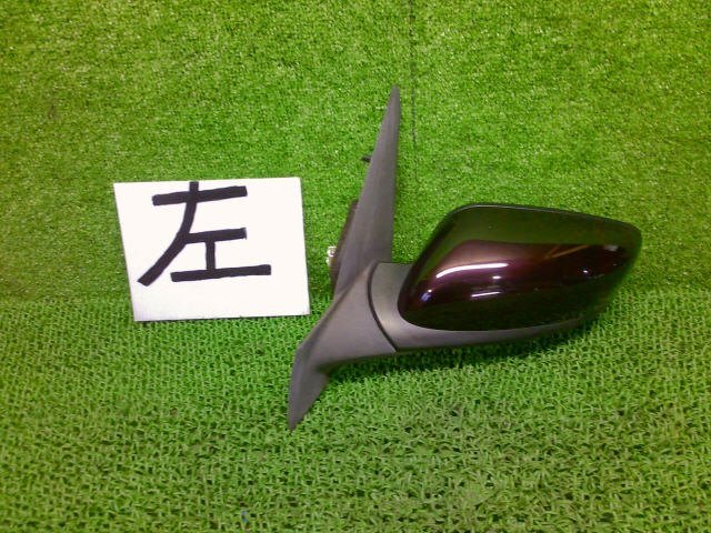 4kurudepa H17年 ベリーサ DBA-DC5W 左 ドア ミラー サイド D462-69-180D 88 パープル 28W DC5R 5ピン拍卖