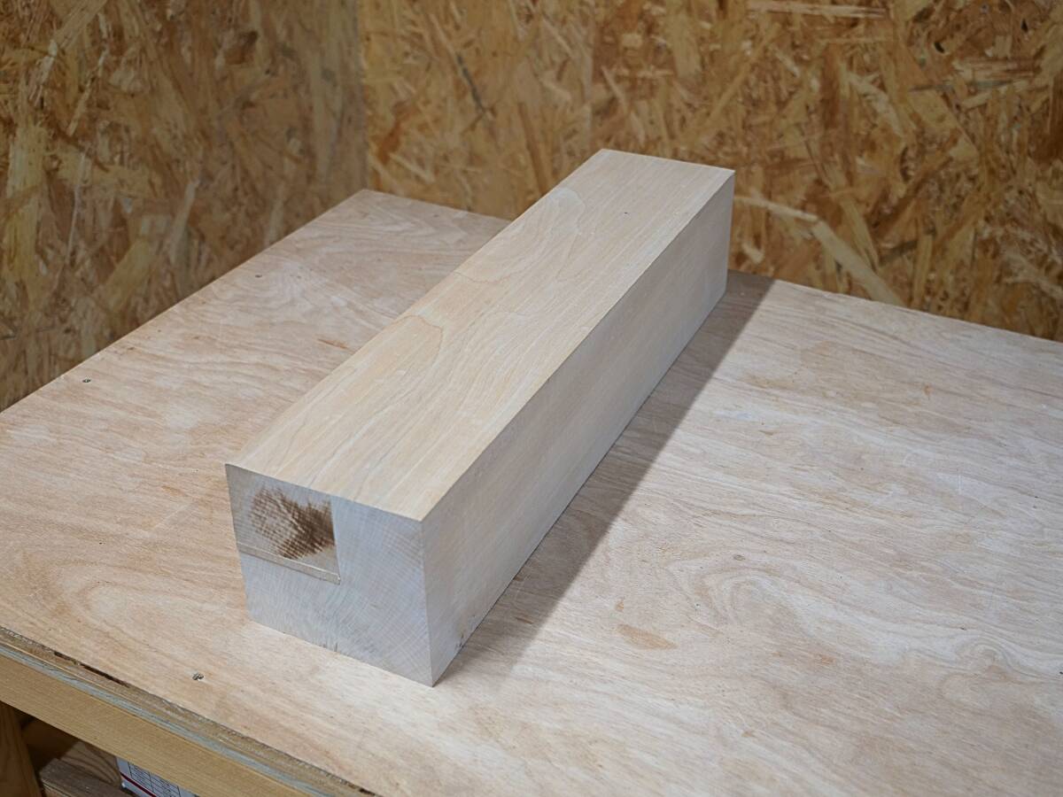 とち 栃 角材 乾燥材 約115mm×約105mm×約487mm 1本拍卖