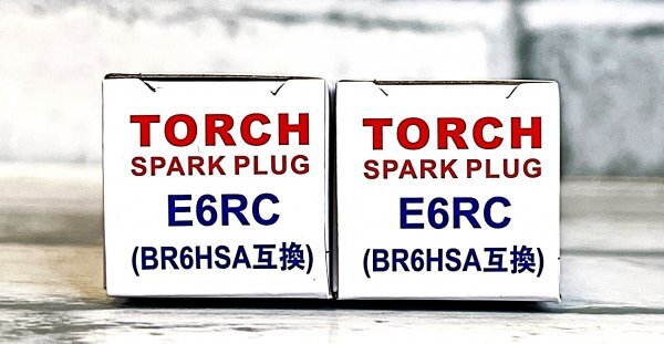 TORCH E6RC 2個セット 新品 NGK BR6HSA(4296)互換 ホンダ エリート50SR/50S(SA50/P) AF06 適合拍卖