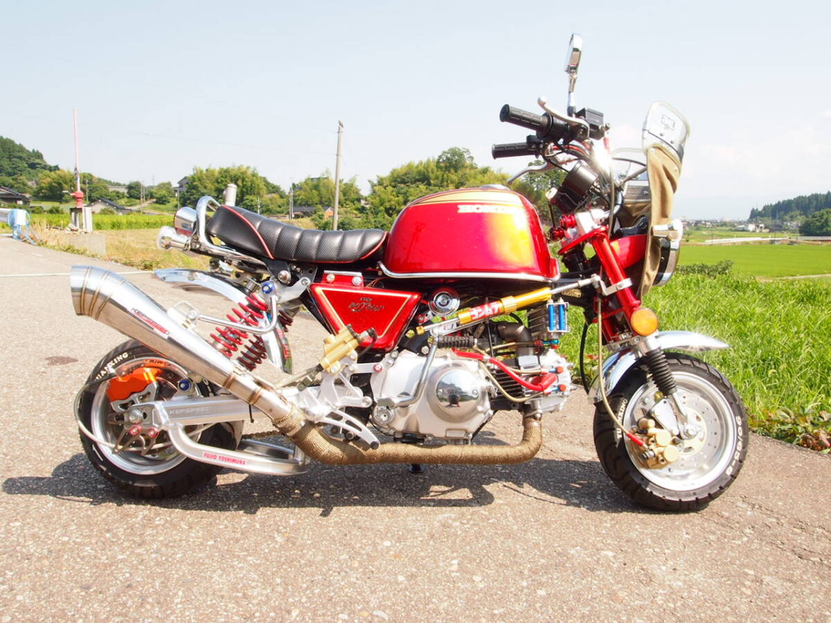 フルカスタムゴリラ86cc ホンダ8インチ綺麗な旧車富山、石川、金沢拍卖