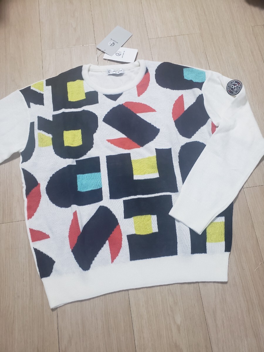 未使用タグ付★and per se セーターL 定価26,400円 アンパスィ拍卖