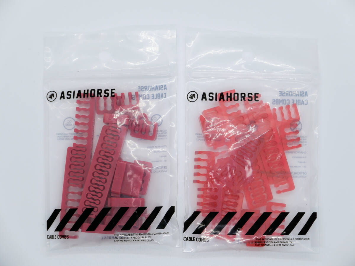 Asiahorse Cable Combs ケーブルコーム 赤 2セット拍卖