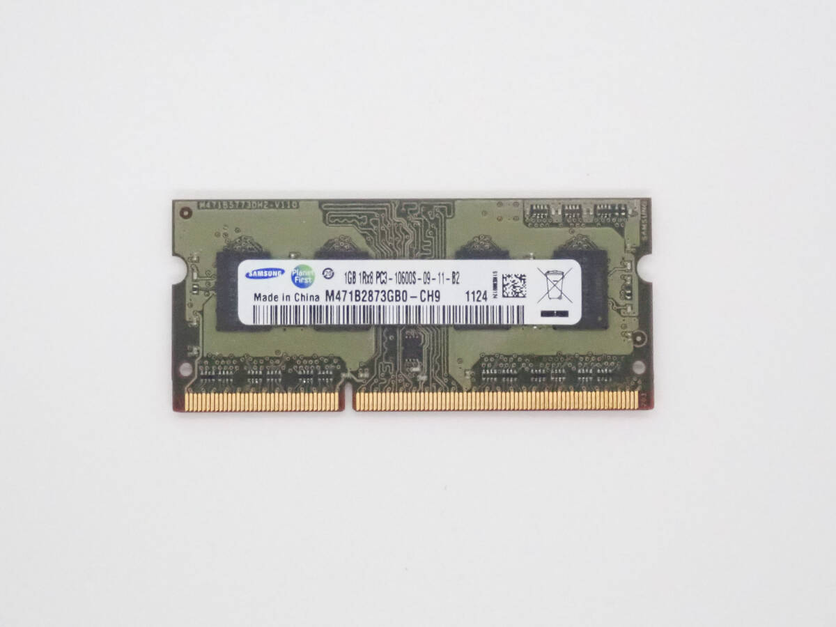 SAMSUNG PC3-10600S-09-11-B2 SO-DIMM DDR3 メモリ拍卖