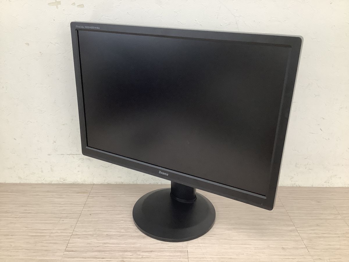 ●営KZ710-140 【通電確認済み】 iiyama イイヤマ Pro lite プロ ライト XB2485WSU 液晶 ディスプレイ モニター 24インチ 回転可能 /h拍卖