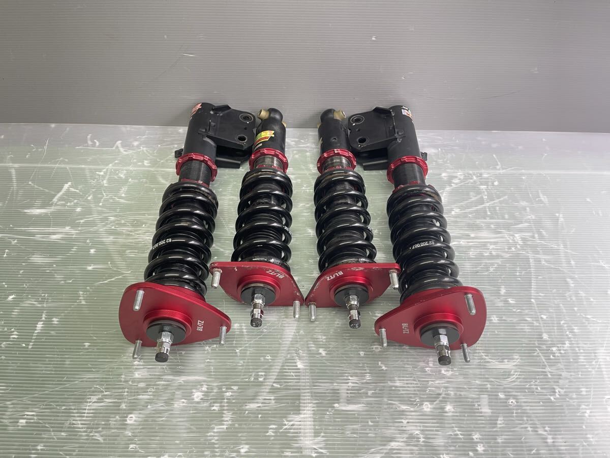 1000円売り切り!! 固着や抜け無し!! レガシィ BRG/BMG/BR9/BM9 平成24年 BLITZ DAMPER ZZ-R ブリッツ 車高調 サスペンションキット 中古拍卖