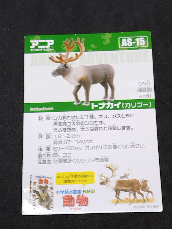 アニアのカード AS-15 トナカイ カードのみ拍卖