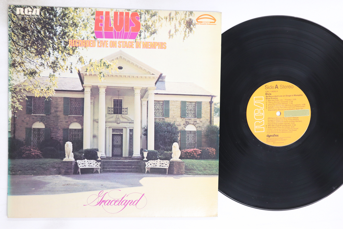 加LP Elvis Presley Recorded Live On Stage In Memphis CPL10606 RCA /00260拍卖