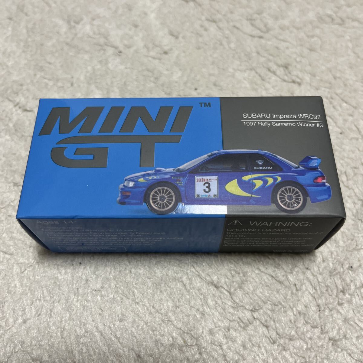 MINI GT 1/64 ミニカー スバル インプレッサ WRC97 サンレモ subaru impreaza 1997拍卖