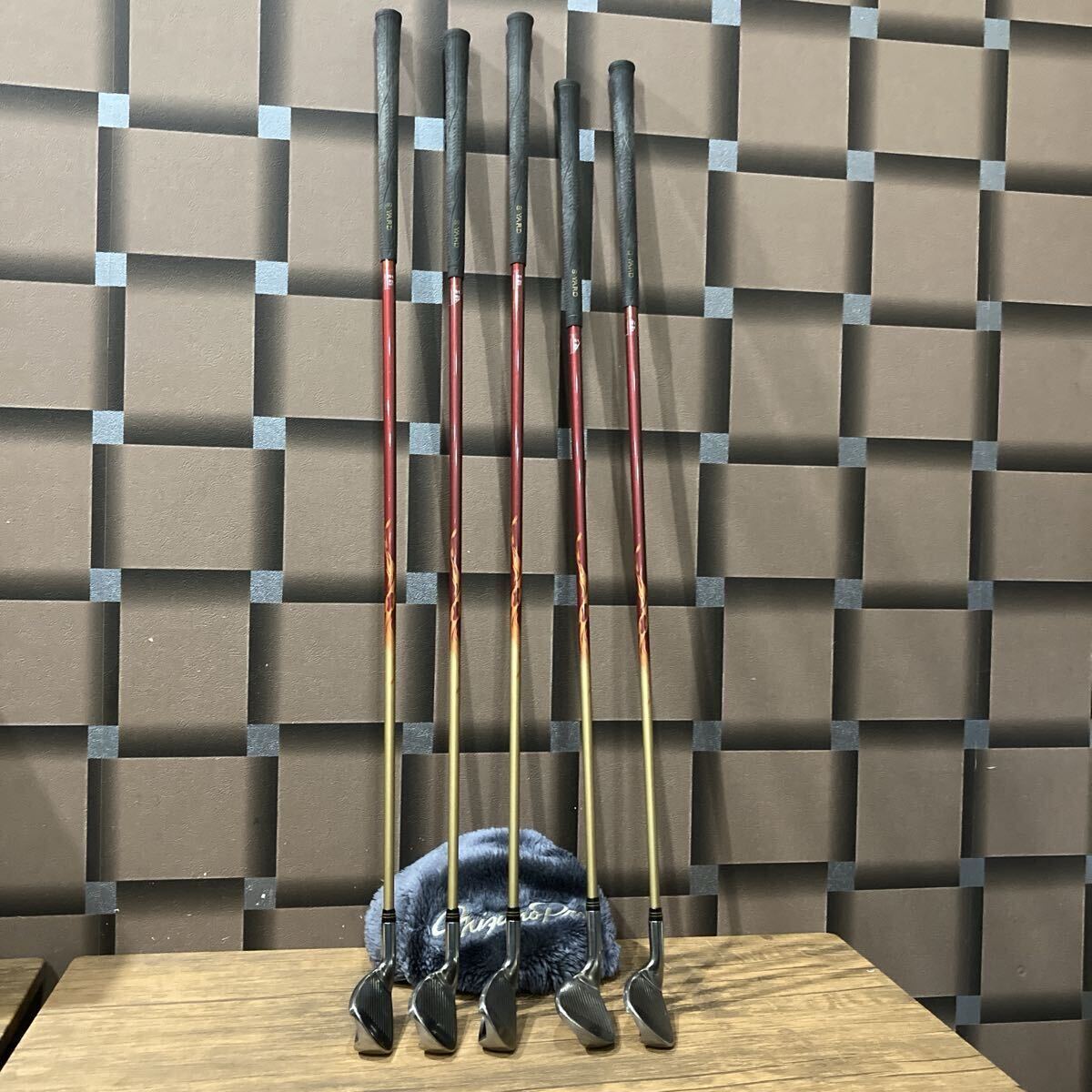 S-YARD X Lite アイアン5本セット(7-9,P,S) flex:R1 オリジナルカーボンシャフト アイアンセット拍卖