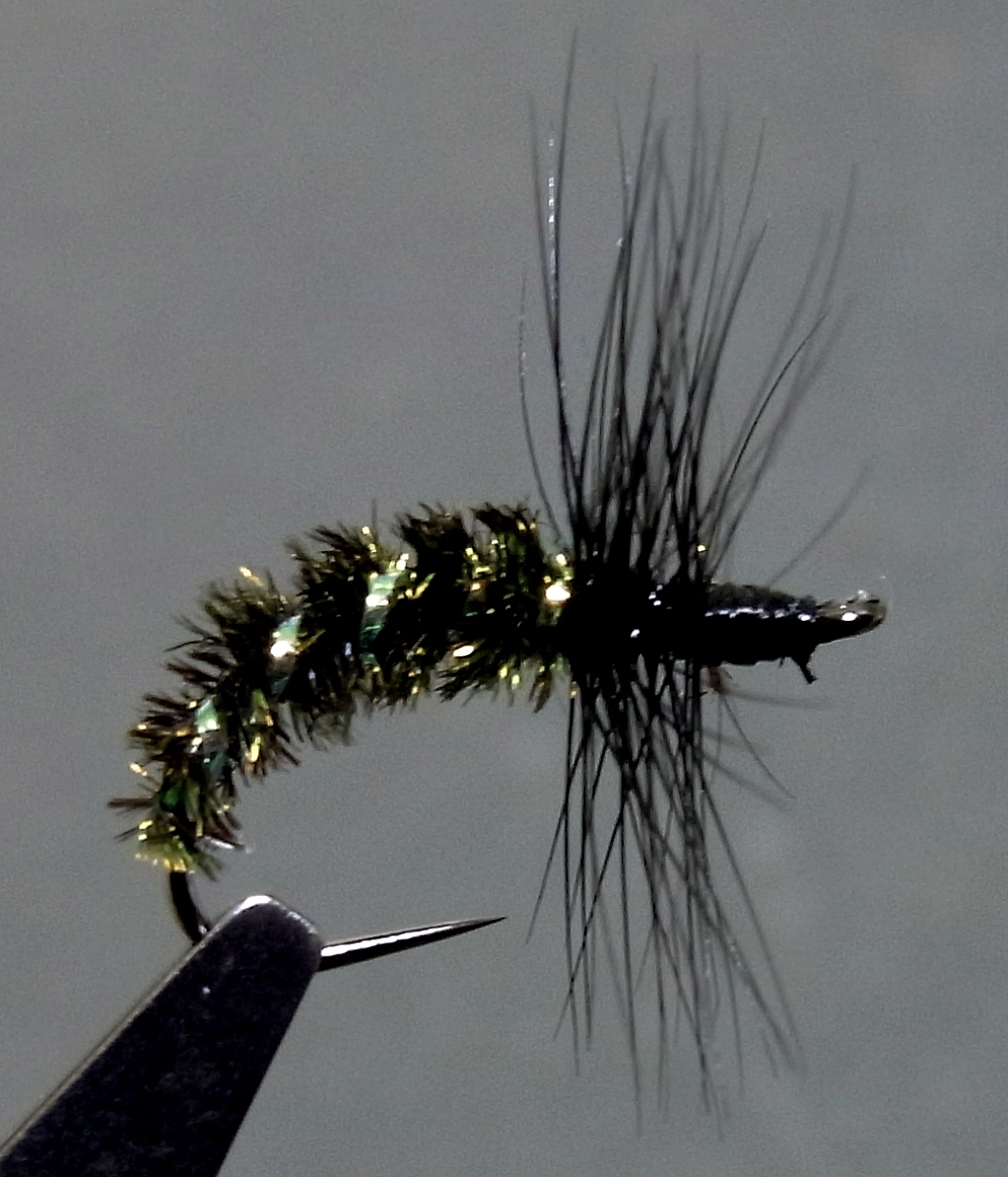 テンカラ/フライ #12 ピーコック/ブラック ◆バーブレス◆ 10本拍卖