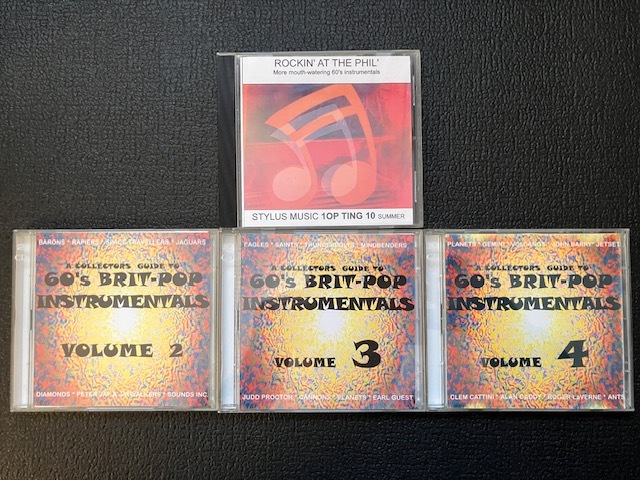 エレキ&インスト・マニア垂涎のコレクション:イタリア再発レーベル4タイトル(計7ディスク)まとめて!レア音源多数!!拍卖