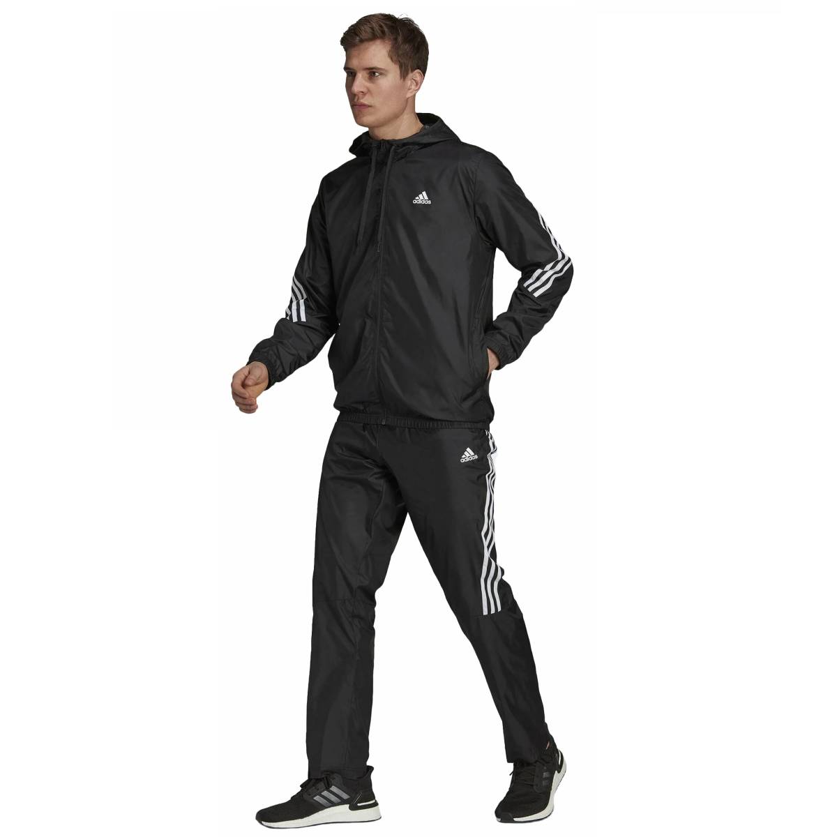 ■アディダス ウーブン トラックスーツ セットアップ ブラック/ホワイト 新品 O(XL)サイズ adidas WVN TRACKSUIT SETUP H15580拍卖