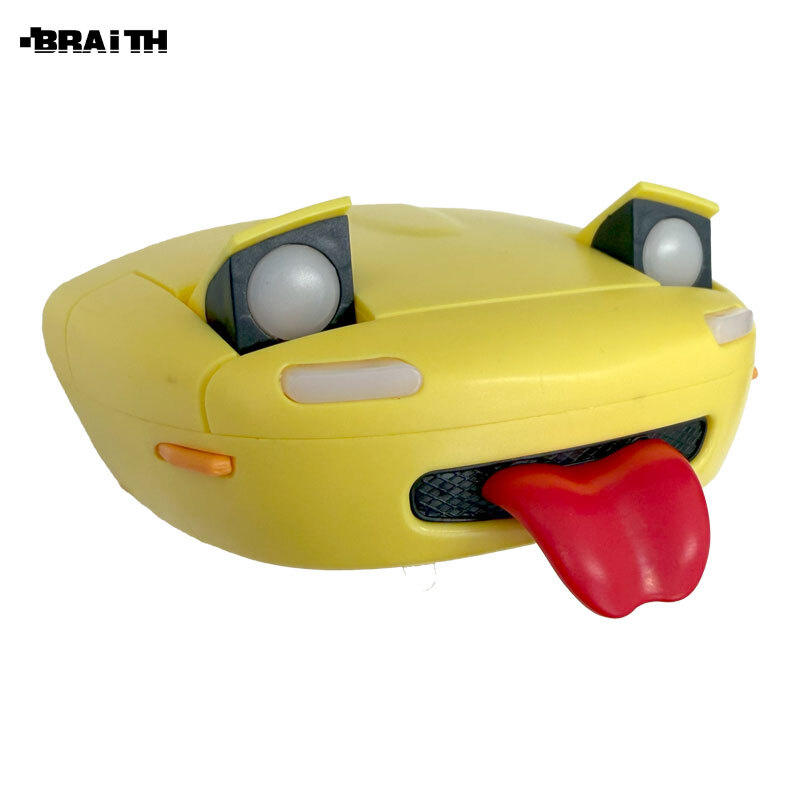 リトラクタブルヘッド 鍵フック キーフック イエロー ライト点灯 べろ付属 壁掛け 玄関・車内に BRAiTH BM-704拍卖