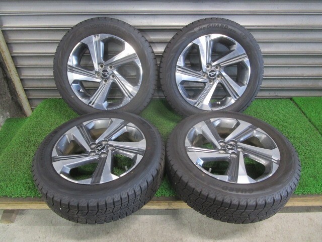 ダイハツ 純正 アルミホイール 17インチ 6J PCD100 5穴 4本 ポリッシュ グレー スタッドレスタイヤ 冬 195/60R17 -17- WWW /50613拍卖