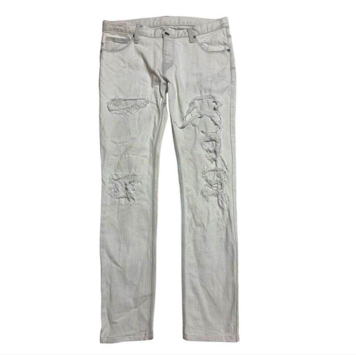 00s TORNADO MART Japanese Label Y2K damage pants archive Vkei punk 平成 ギャル男 お兄系 グランジ vintage 平成初期 rock拍卖