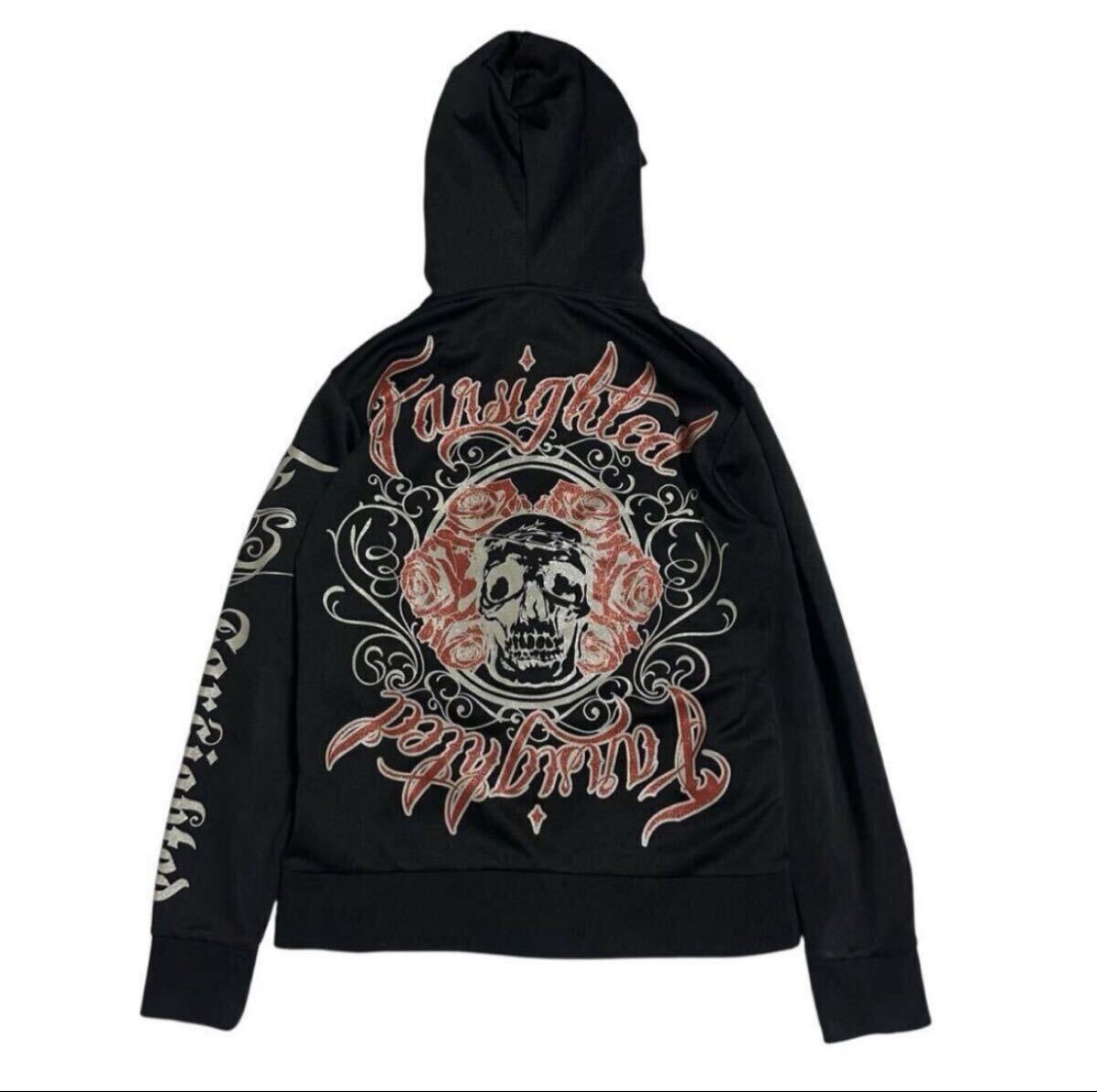 00s rare Japanese Label Y2K skull hoodie archive Vkei punk 平成 ギャル男 お兄系 グランジ フェアリーグランジ vintage lgb grunge拍卖