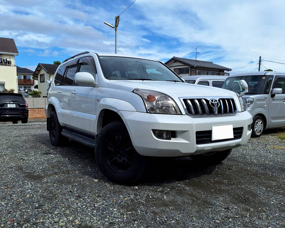 車検1年半付き☆諸費用なし☆ランドクルーザープラド TX☆6万km☆4WD、8人乗り☆Bluetooth、バックカメラ、ドラレコ、スタッドレスタイヤ拍卖