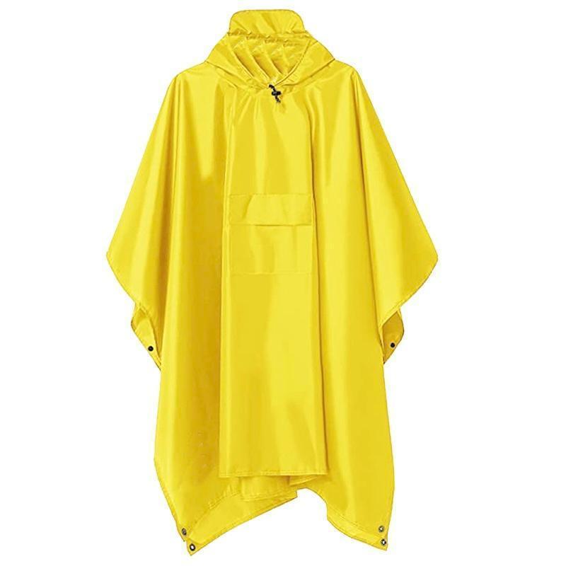 ポンチョ レインコート レインポンチョ かっぱ 3WAY 自転車 防水 イエロー拍卖