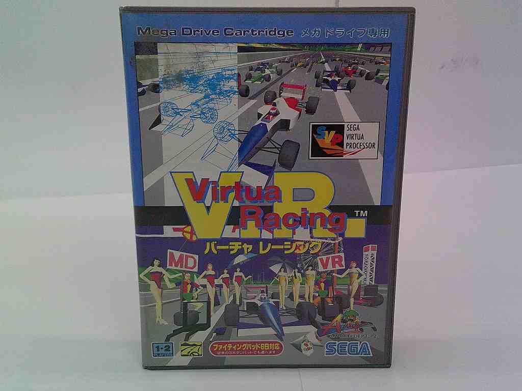 PG102★バーチャレーシング メガドライブ カセット ケース説明書付き クリーニング済み 起動確認済み拍卖